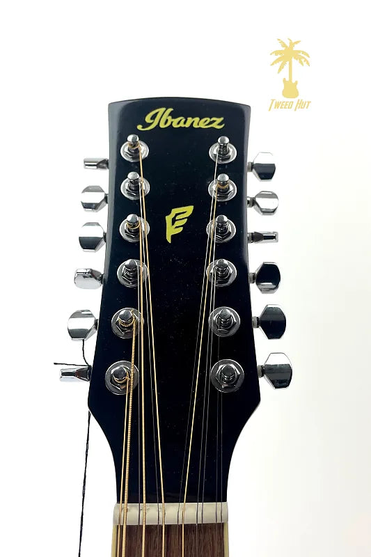 IBANEZ PERFORMANCE SERIES PF1512 12-STRING ACOUSTIC GUITAR-NATURAL