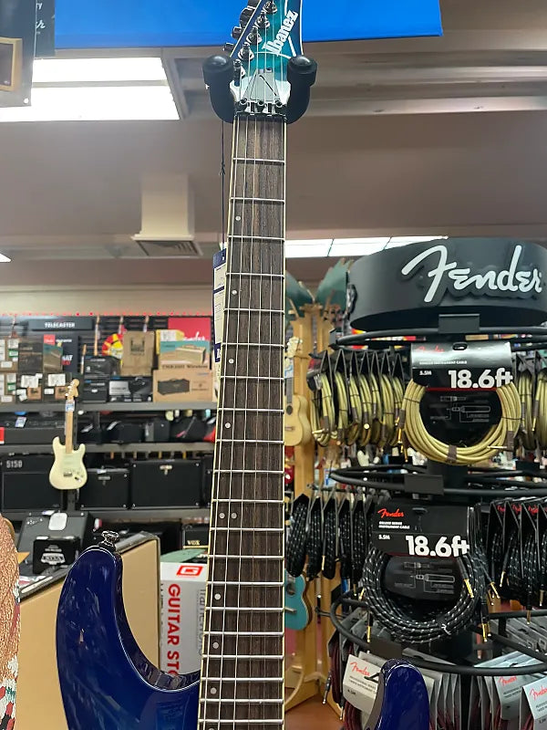 IBANEZ S670QM ELECTRIC GUITAR - SAPPHIRE BLUE