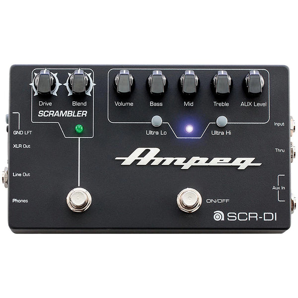 AMPEG SCR-DI - BASS PREAMP WITH SCRAMBLER OVERDRIVE