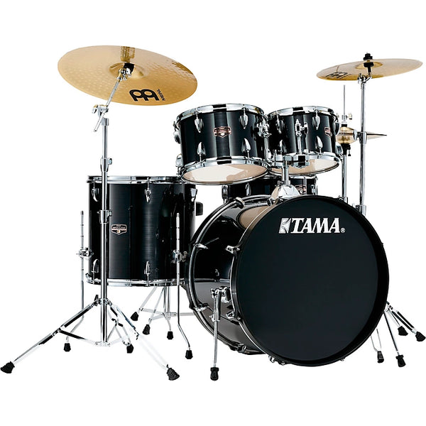 TAMA IMPERIAL STAR 5PC W/CYMBALS - HAIRLINE BLACK - LOCAL PICKUP ONLY