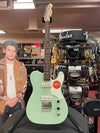 SQUIRE PARANORMAL BARITONE CABRONITA TELECASTER-SURF GREEN