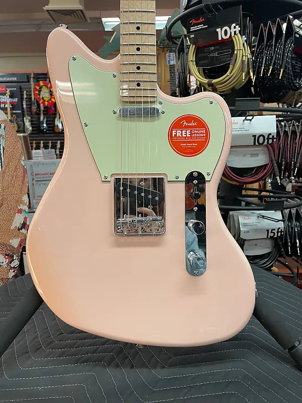 SQUIER PARANORMAL OFFSET TELECASTER-SHELL PINK