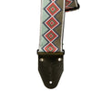PRS 2.75" WIDE RETRO JACQUARD STRAP-GREEN & RED