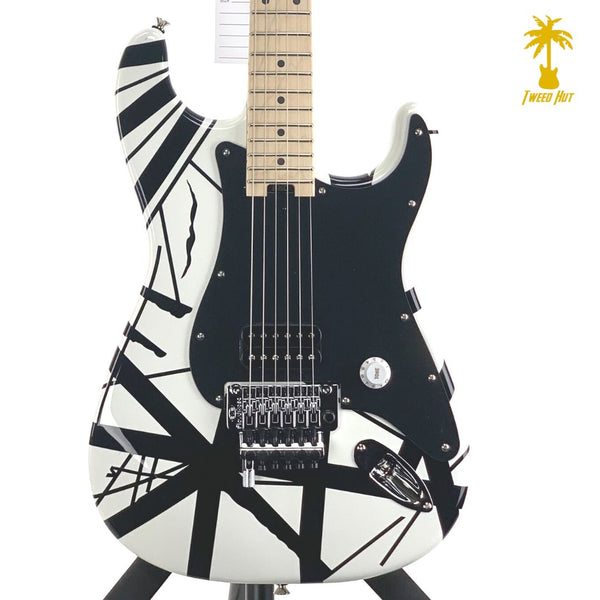 EVH STRIPED SERIES WITH WHITE AND BLACK STRIPES