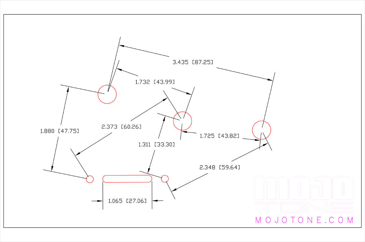 MOJOTONE PRE-WIRED STRAT STANDARD WIRING HARNESS