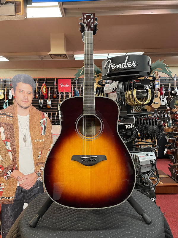 YAMAHA FG-TA TRANSACOUSTIC BROWN SUNBURST