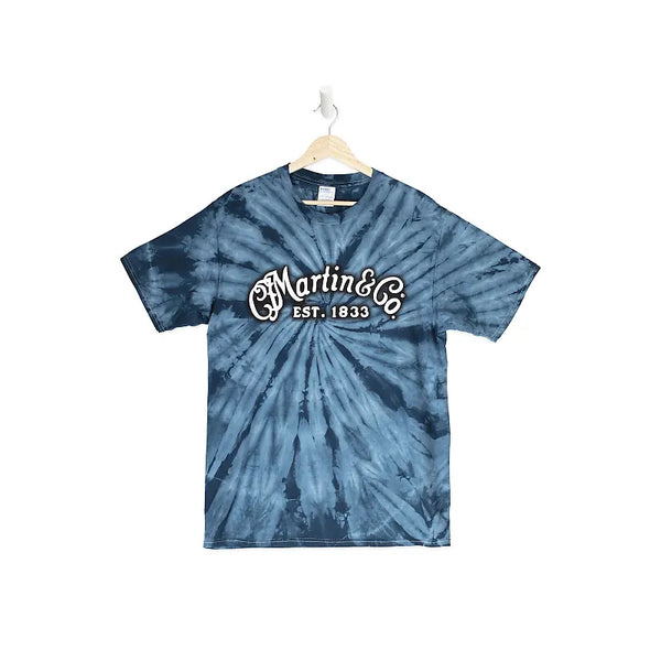 MARTIN MENS TIE DYE LOGO SHIRT M
