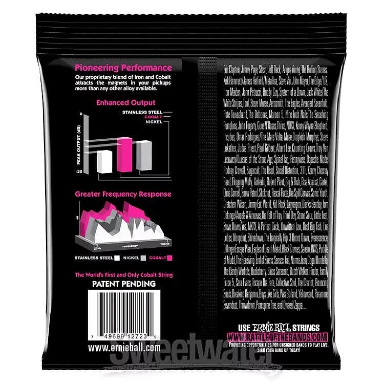 ERNIE BALL EXTRA SLINKY COBALT ELECTRIC STRINGS 9-42