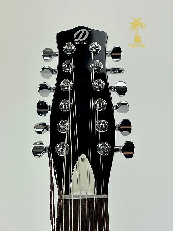 DANELECTRO 59X12 12 STRING SEMI HOLLOWBODY ELECTRIC GUITAR BLACK