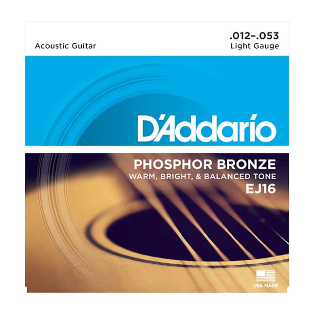D'ADDARIO EJ16 ACOUSTIC STRING SET