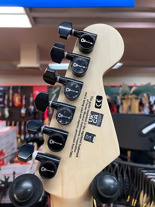 CHARVEL PRO-MOD SAN DIMAS® STYLE 1 HH FLOYD ROSE SASSAFRAS LEFT HANDED - Tweed Hut Music