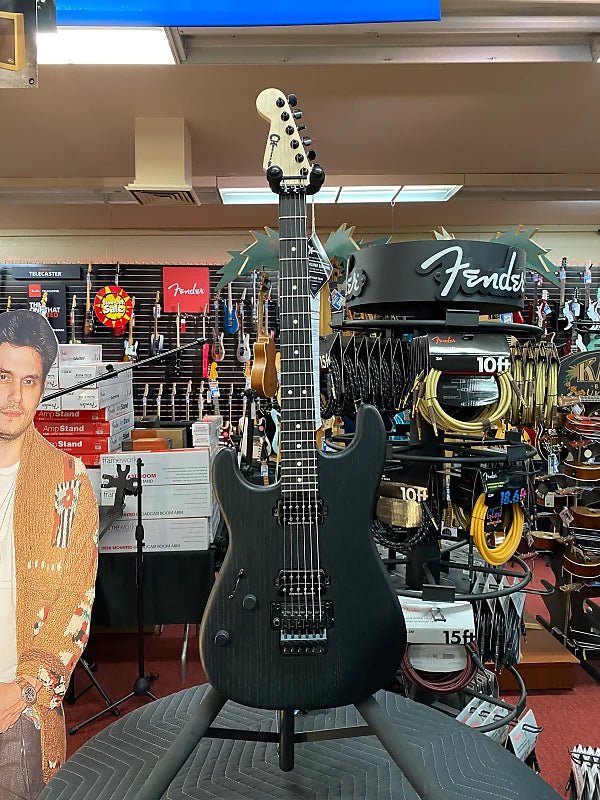 CHARVEL PRO-MOD SAN DIMAS® STYLE 1 HH FLOYD ROSE SASSAFRAS LEFT HANDED - Tweed Hut Music