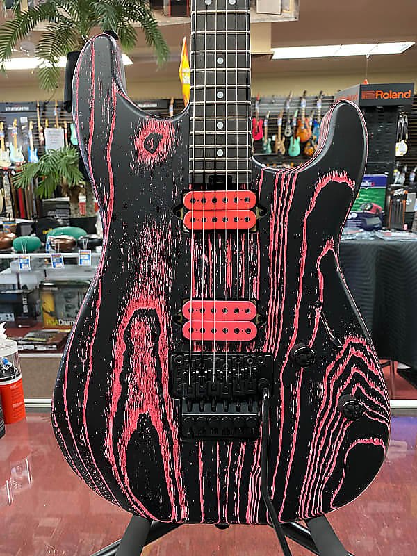 CHARVEL PRO-MOD SAN DIMAS STYLE 1 HH FR E ASH-NEO PINK ASH - Tweed Hut Music