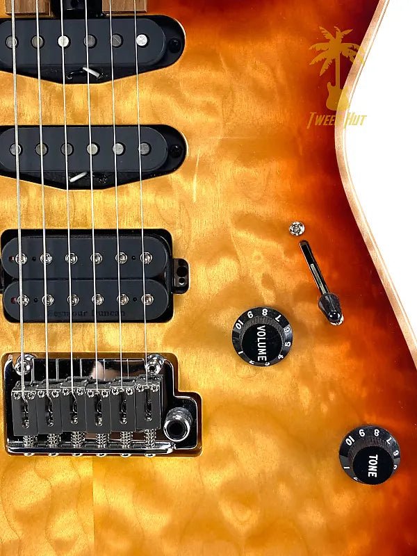 CHARVEL USA SELECT DK24 HSS QUILTED MAPLE - Tweed Hut Music