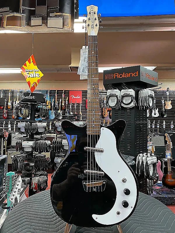 DANELECTRO STOCK '59 ELECTRIC GUITAR-BLACK - Tweed Hut Music