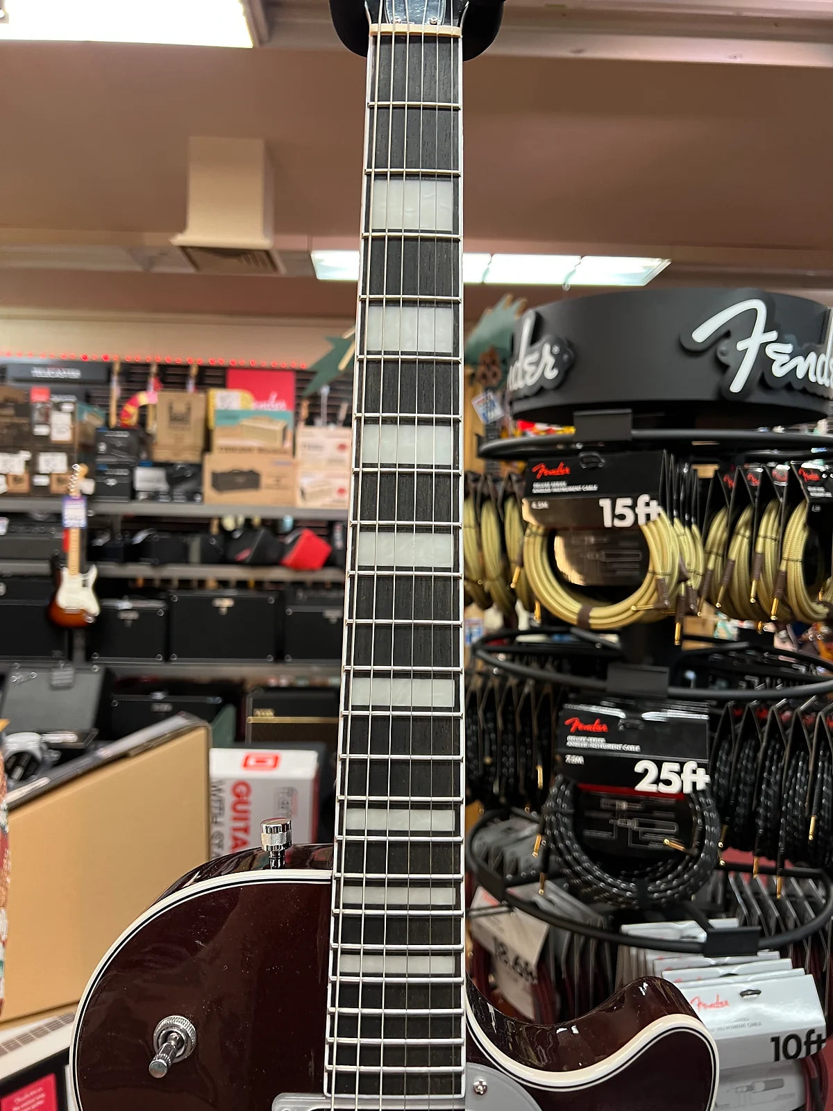 GRETSCH G5220 ELECTROMATIC JET SINGLE-CUT DARK CHERRY METALLIC