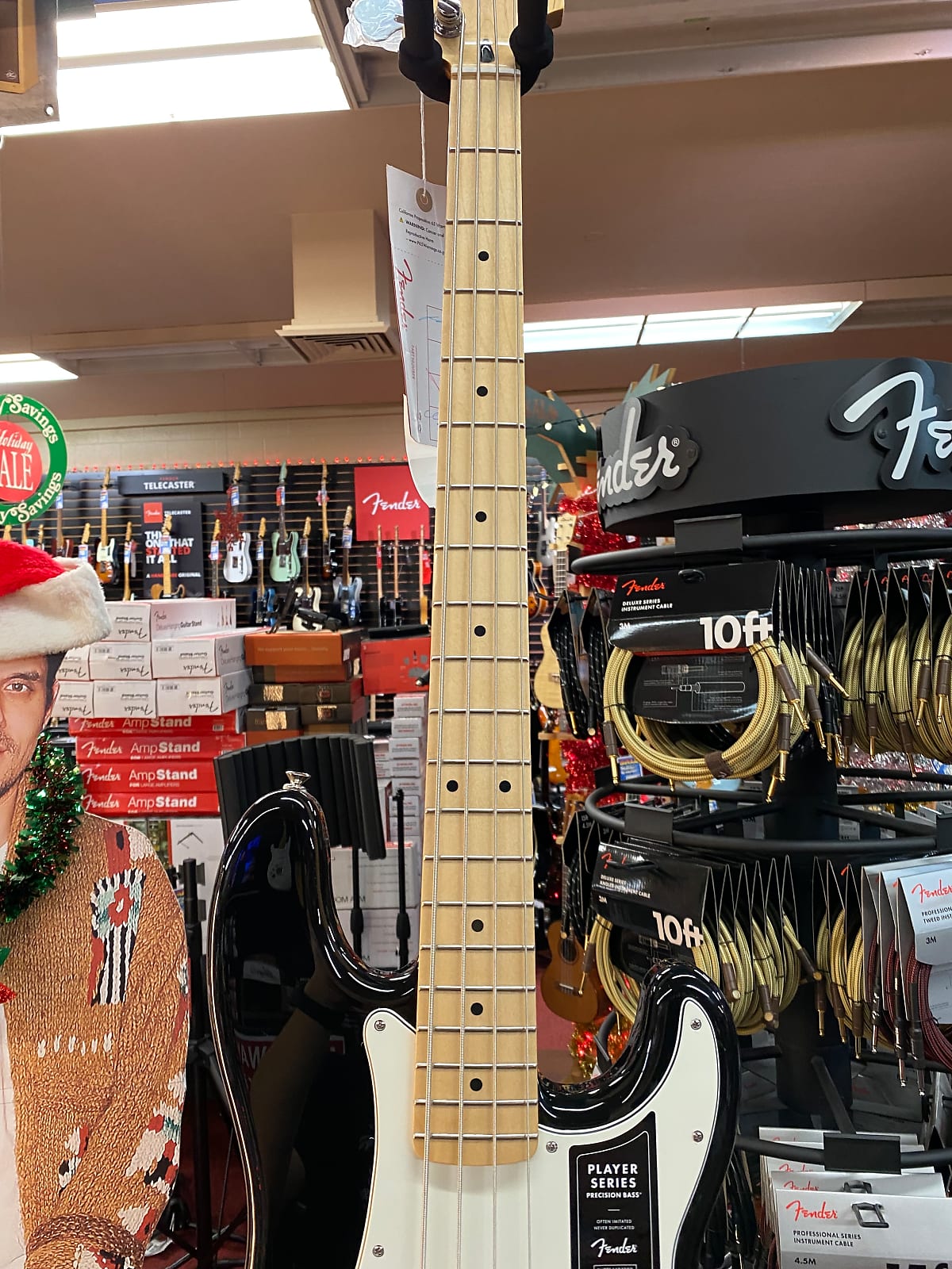 FENDER PLAYER PRECISION BASS MAPLE NECK BLACK