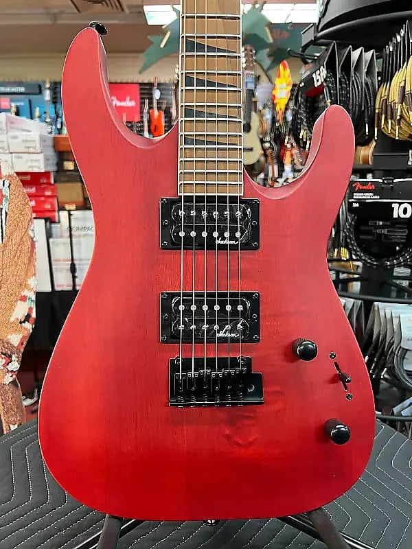 JACKSON JS SERIES DINKY™ ARCH TOP JS24 DKAM-RED STAIN