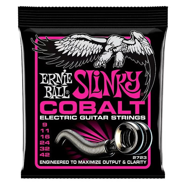ERNIE BALL EXTRA SLINKY COBALT ELECTRIC STRINGS 9-42