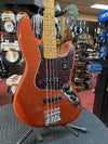 FENDER PLAYER PLUS JAZZ BASS-AGED CANDY APPLE RED