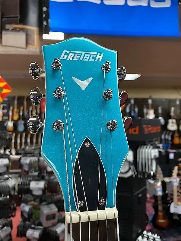 GRETSCH G5410T LIMITED EDITION ELECTROMATIC "TRI-FIVE" HOLLOW BODY SINGLE-CUT WITH BIGSBY-OCEAN TURQUOISE