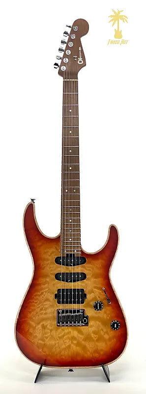 CHARVEL USA SELECT DK24 HSS QUILTED MAPLE - AUTUMN GLOW