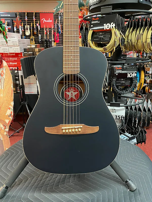 FENDER JOE STRUMMER CAMPFIRE ACOUSTIC-MATTE BLACK