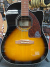 EPIPHONE J-15 ACOUSTIC ELECTRIC VINTAGE SUNBURST WITH CASE