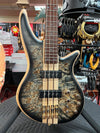 JACKSON X SERIES SPECTRA BASS SBXQ V-TRANSPARENT BLACK BURST