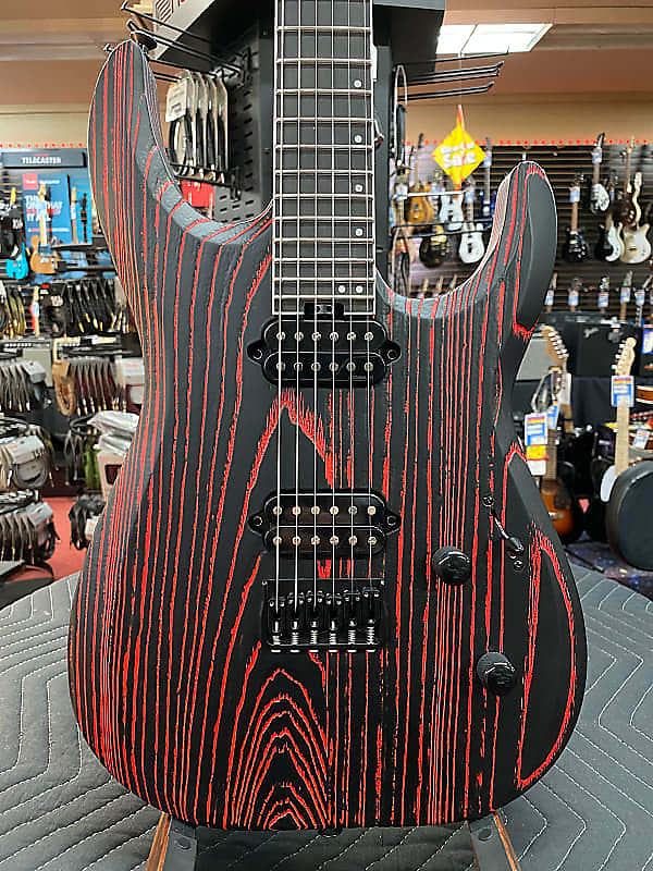 JACKSON PRO SERIES DINKY DK MODERN ASH HT6-BAKED RED