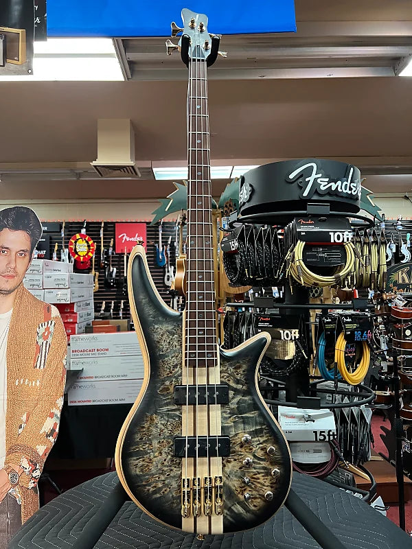 JACKSON X SERIES SPECTRA BASS SBXQ V-TRANSPARENT BLACK BURST