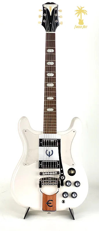 EPIPHONE CRESTWOOD CUSTOM TREMTONE ELECTRIC GUITAR POLARIS WHITE