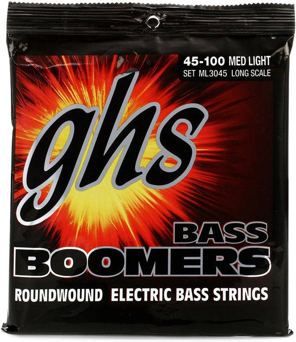 GHS ML3045 BASS BOOMERS 4 STRING MEDIUM