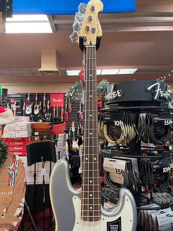 FENDER PLAYER JAZZ BASS SILVER
