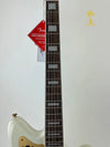 SQUIER 40TH ANNIVERSARY JAZZMASTER, GOLD EDITION-OLYMPIC WHITE