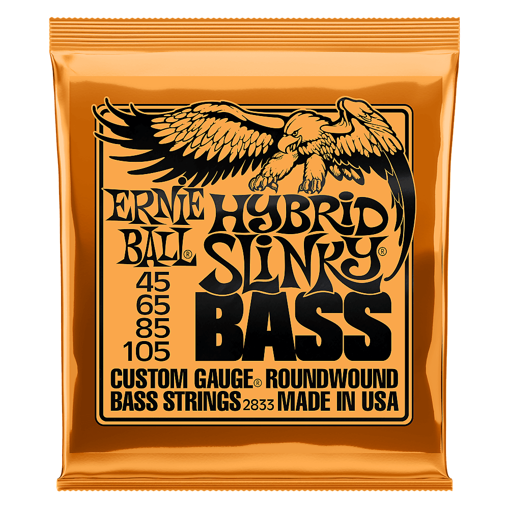 ERNIE BALL BASS HYBRID SLINKY BASS STRINGS 45-105
