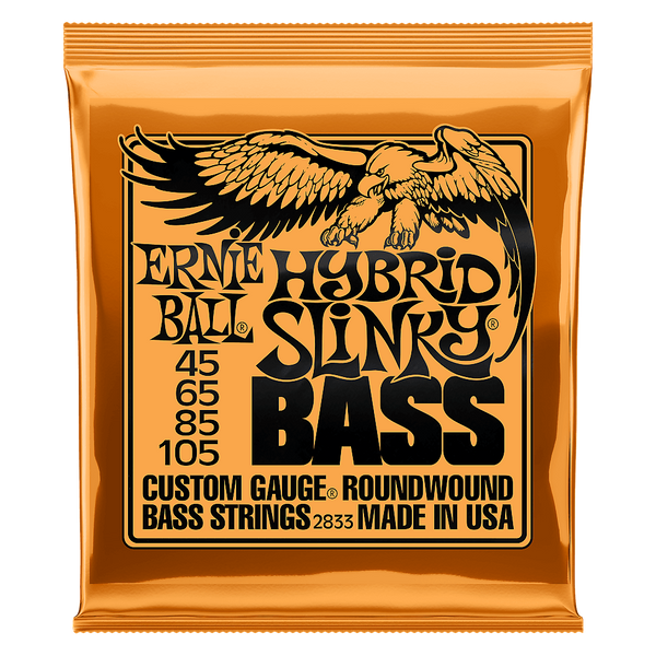 ERNIE BALL BASS HYBRID SLINKY BASS STRINGS 45-105