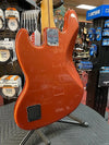 FENDER PLAYER PLUS JAZZ BASS-AGED CANDY APPLE RED