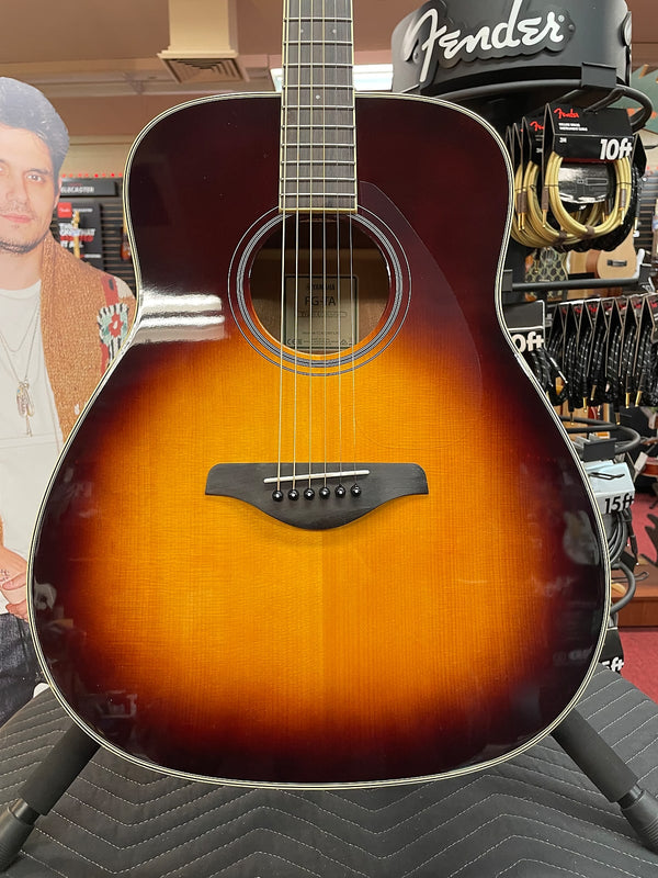 YAMAHA FG-TA TRANSACOUSTIC BROWN SUNBURST