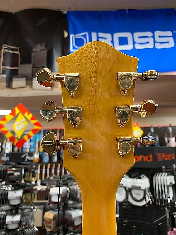 GRETSCH G2410TG STREAMLINER HOLLOW BODY SINGLE-CUT WITH BIGSBY AND GOLD HARDWARE-VILLAGE AMBER