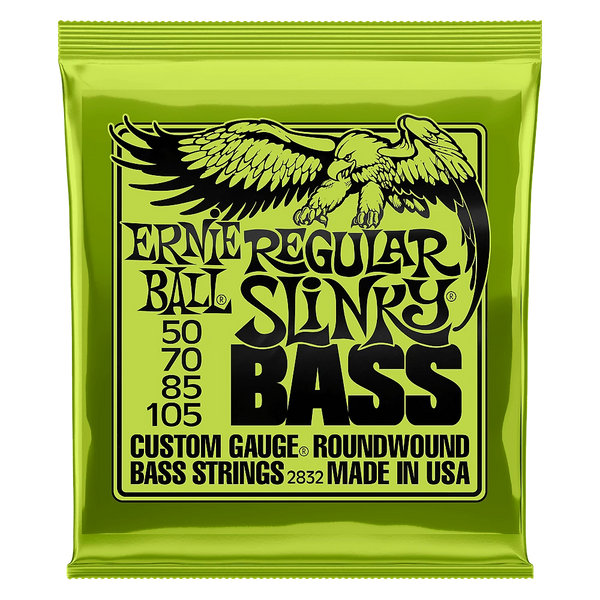ERNIE BALL BASS REGULAR SLINKY BASS STRINGS - 50-105