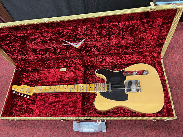 FENDER CUSTOM SHOP LIMITED '51 TELECASTER JOURNEYMAN RELIC - NOCASTER  BLONDE