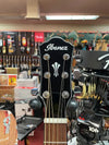 IBANEZ AEG50 ACOUSTIC-ELECTRIC GUITAR-BLACK HIGH GLOSS