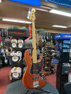 FENDER PLAYER PLUS JAZZ BASS-AGED CANDY APPLE RED