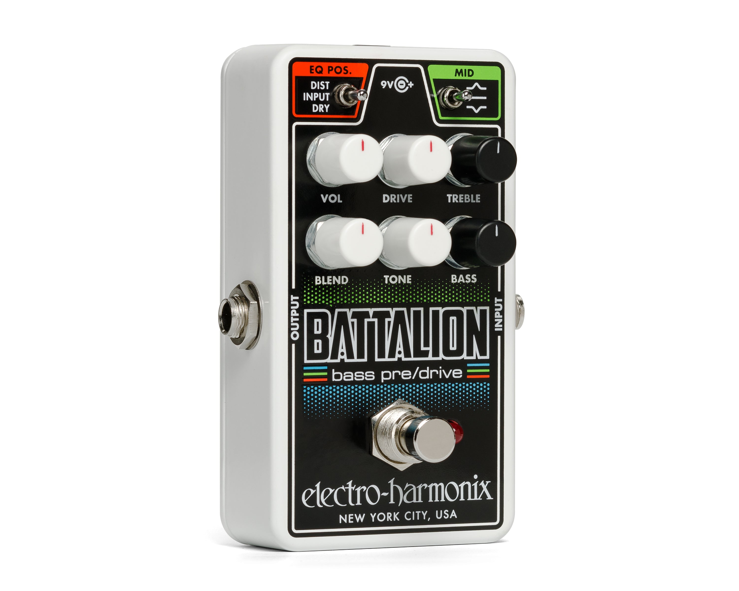 EHX NANO BATTALION BASS PREAMP & OVERDRIVE