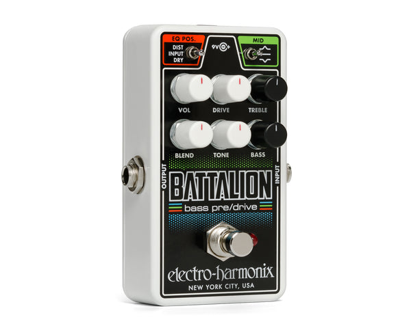 EHX NANO BATTALION BASS PREAMP & OVERDRIVE