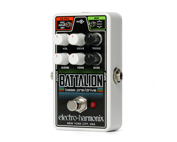 EHX NANO BATTALION BASS PREAMP & OVERDRIVE