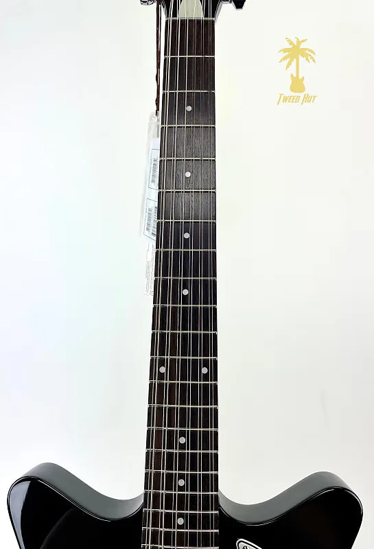 DANELECTRO 59X12 12 STRING SEMI HOLLOWBODY ELECTRIC GUITAR BLACK