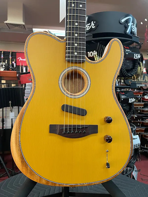 FENDER ACOUSTASONIC PLAYER TELECASTER BUTTERSCOTCH BLONDE