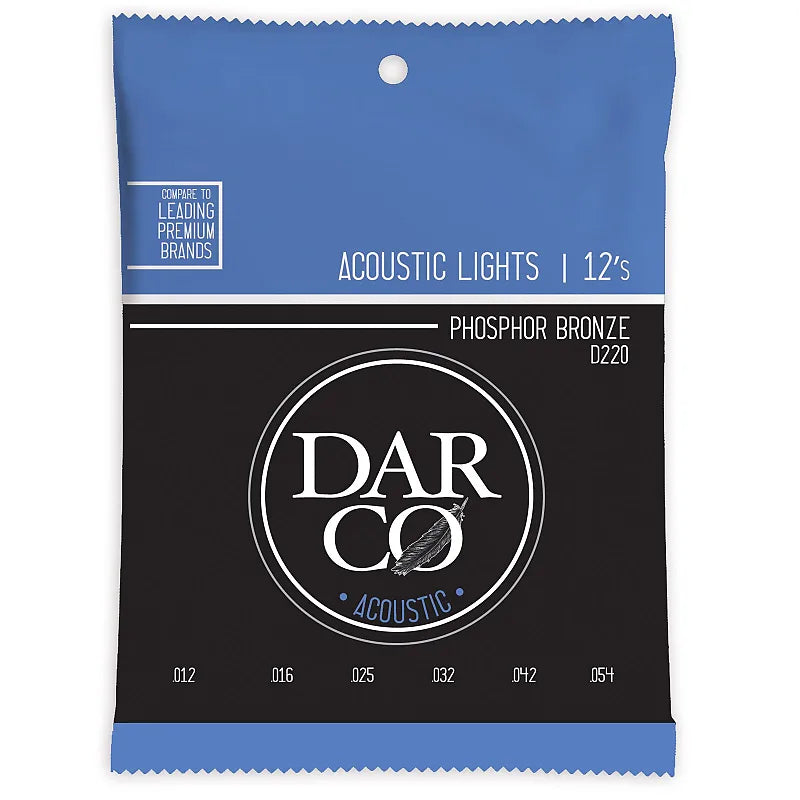 DARCO ACOUSTIC LIGHT STRINGS 12-54